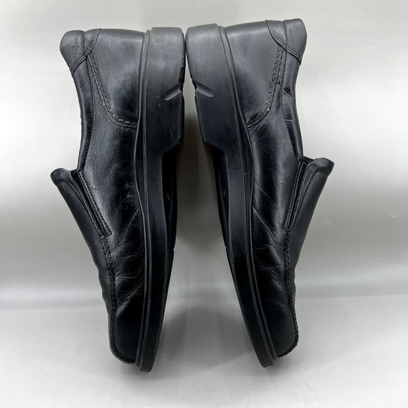 ECCO New Jersey Loafers Men's Size 11.5 US, 45 EU Black Leather Slip On Shoes - Picture 6 of 10